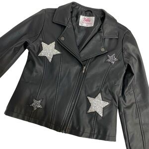 Justice Black Jacket with Silver Stars